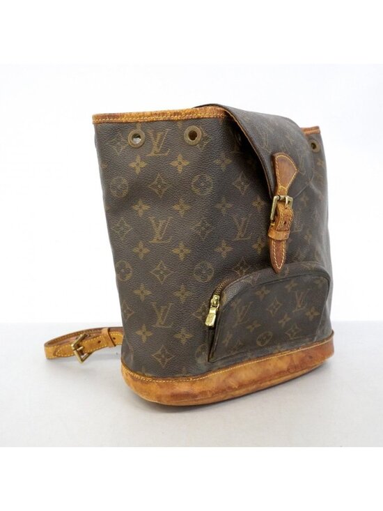 Louis Vuitton Backpack Monogram Montsouris MM Brown main image 7